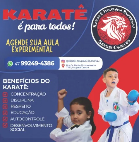 Anúncio de Karatê